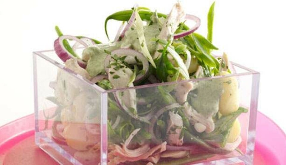 Opskrift på let kartoffelsalat