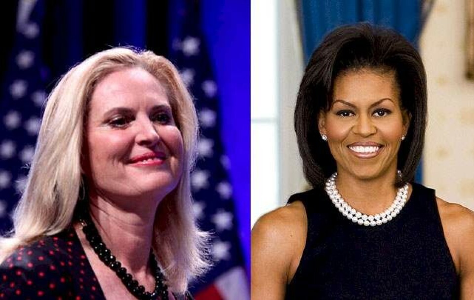 Michelle Obama og Ann Romney