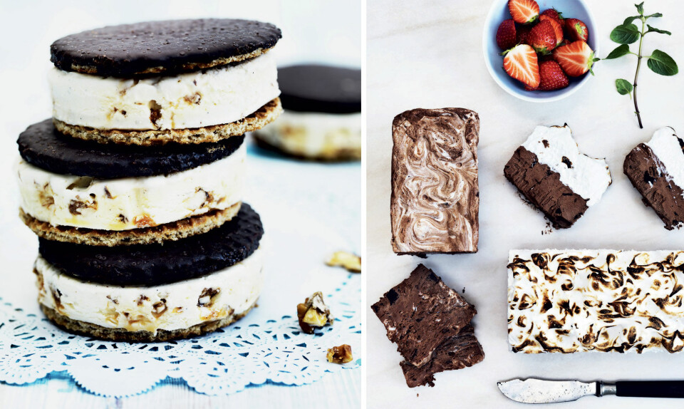 Desserter med is
