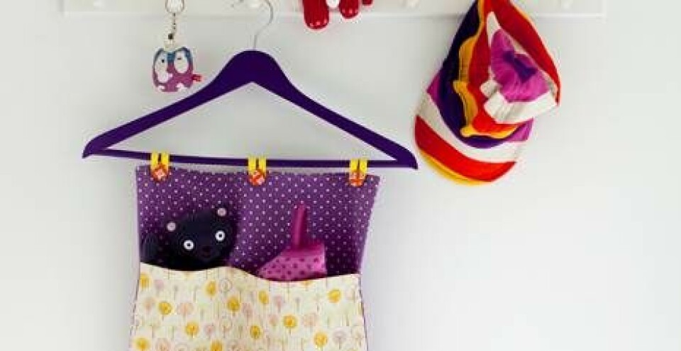 Hyggelig weekend DIY: Sy poser og ophæng til legeværelset