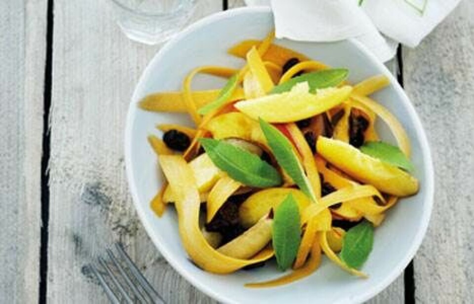 Råkost med frugt