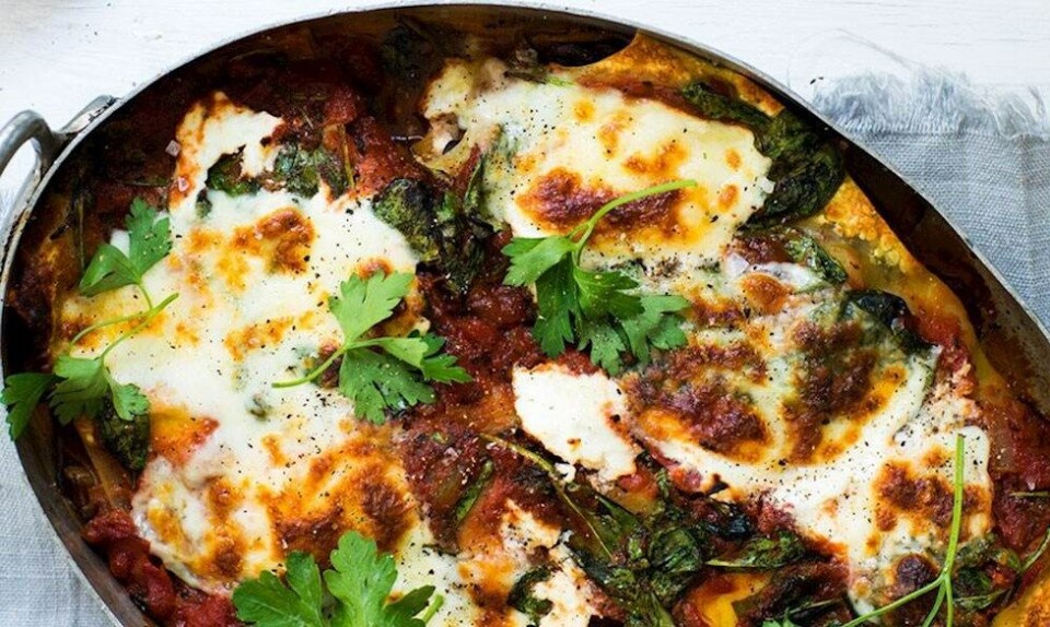 Lasagne, vegetar, vegetarlasagne