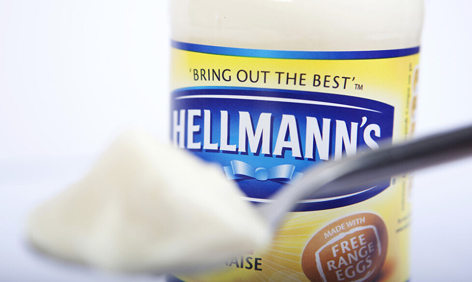 mayonnaise på glas