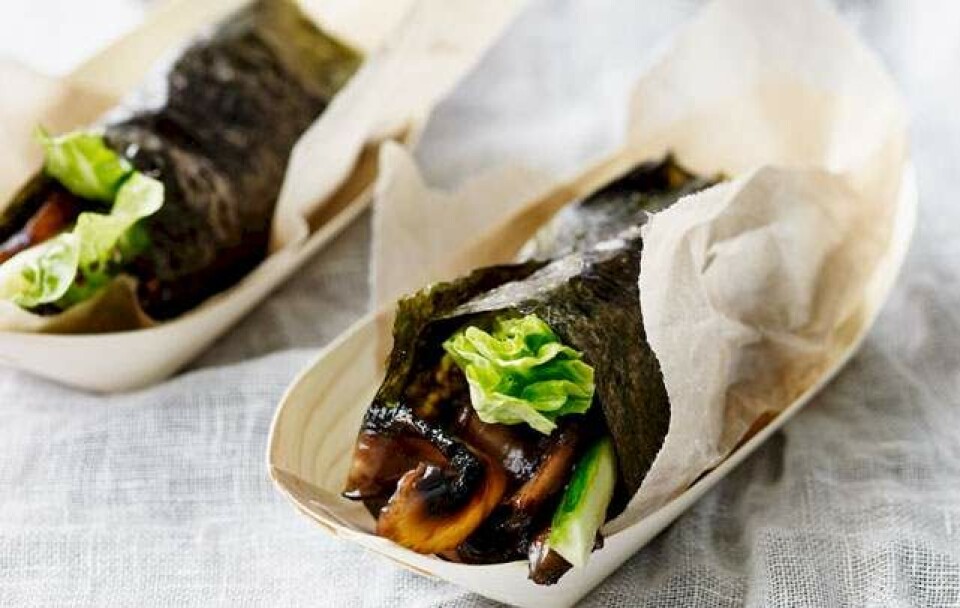 Mega-maki med quinoa og sesam-mayo