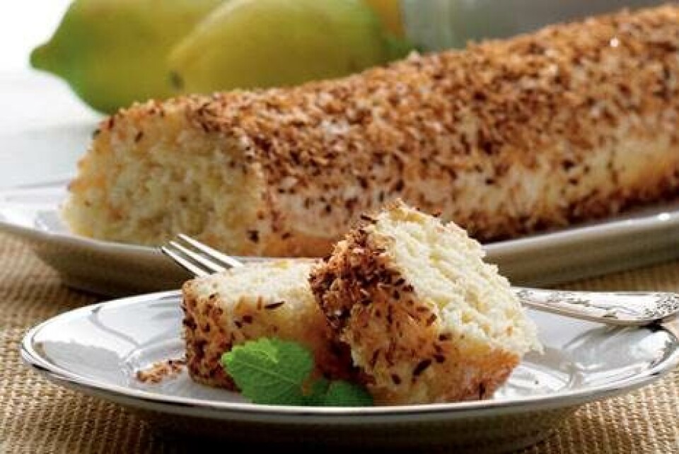 En skøn citronroulade