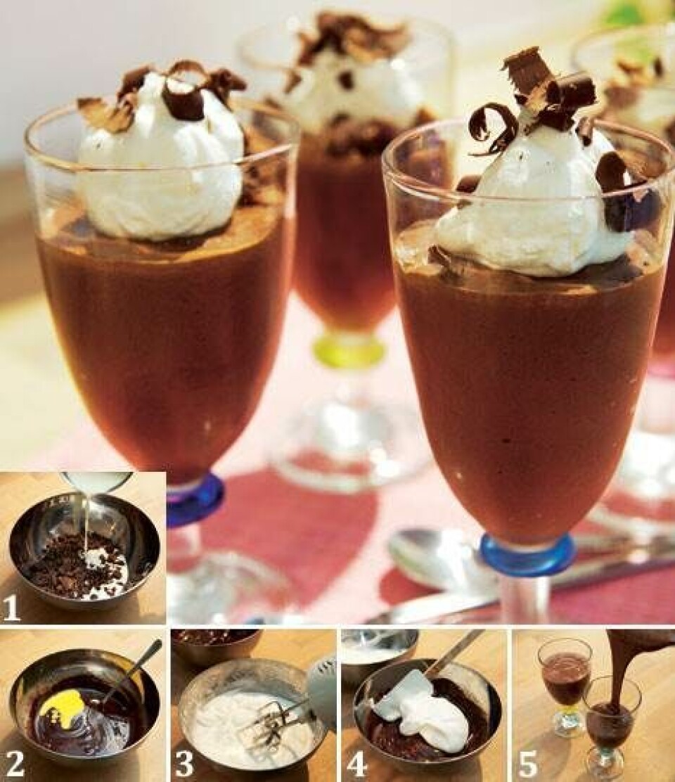 Nem og lækker chokolademousse