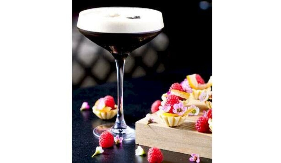 Opskrift på tærter med chokolade-ganache og orange espresso-martini