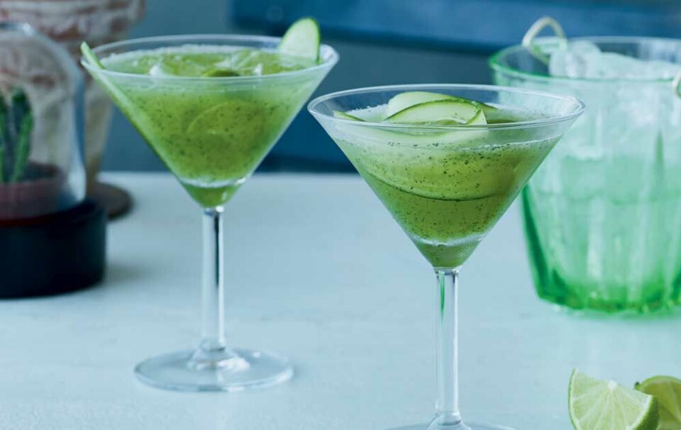 Lækre drinks med agurk, lime og vodka