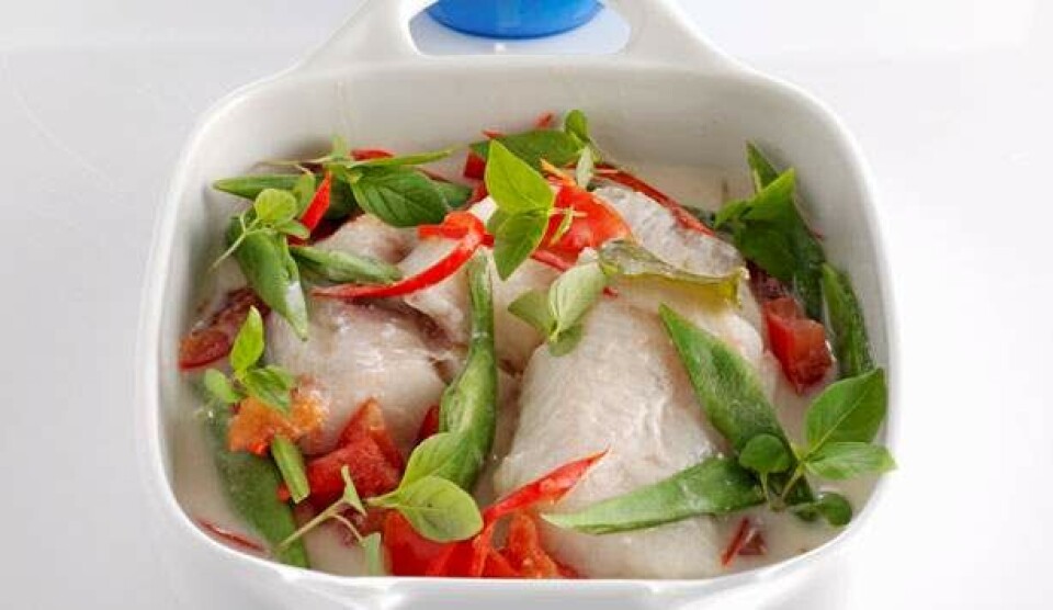 Opskrift på bagt thaifisk