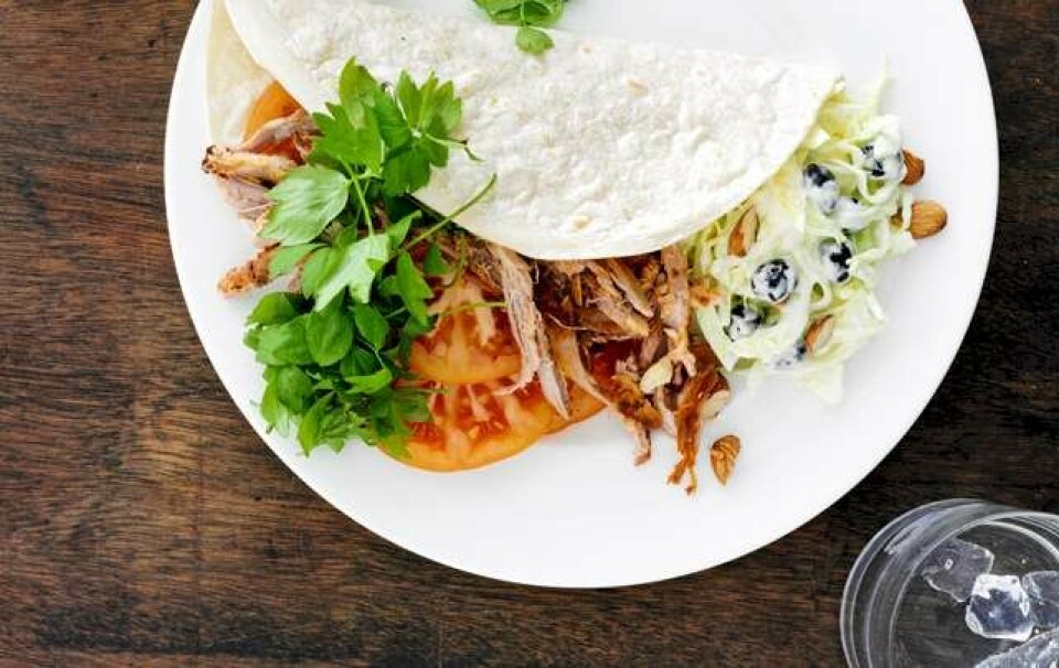 Pulled pork & spidskålssalat