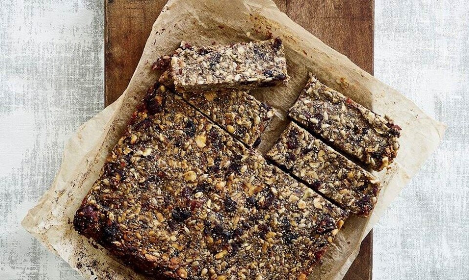 Energibar med fibre og protein