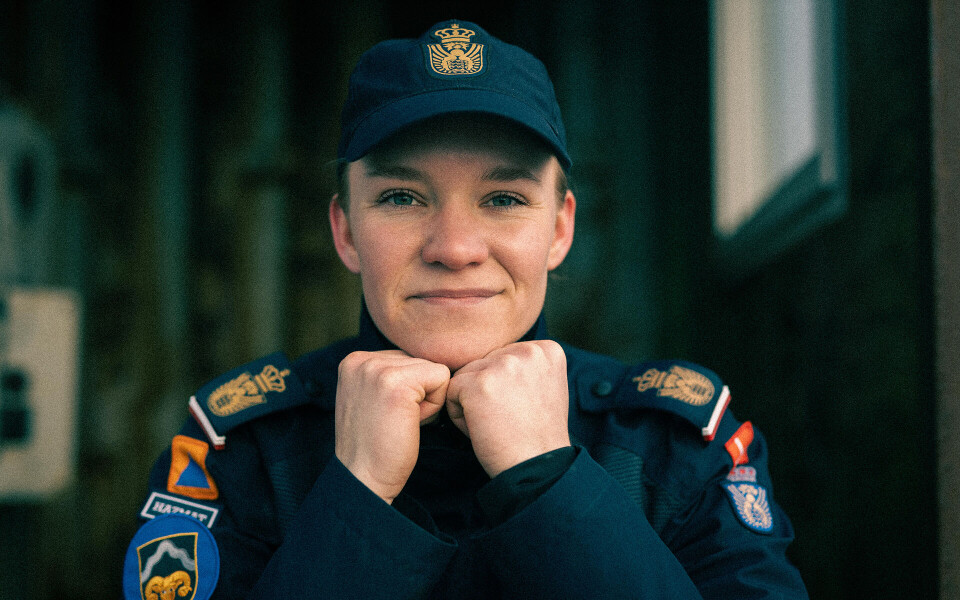 Billede 1 - Anne Sofie vil gerne forsvare vores land mod biologiske kriser. Derfor har hun skiftet forskerjobbet ud med en officersuddannelse