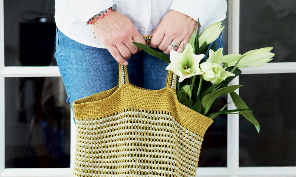 Hækl selv: Hæklet totebag fra Hendes Verden