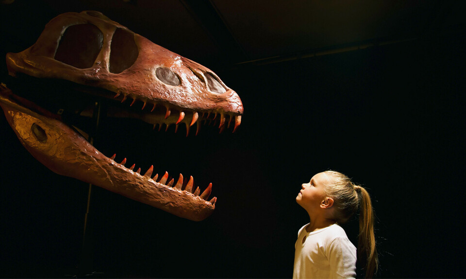 Dinosaur og børn