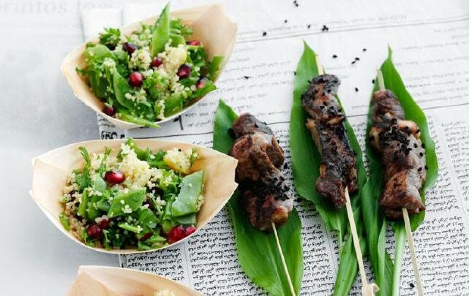 Harissa beef & tabbouleh