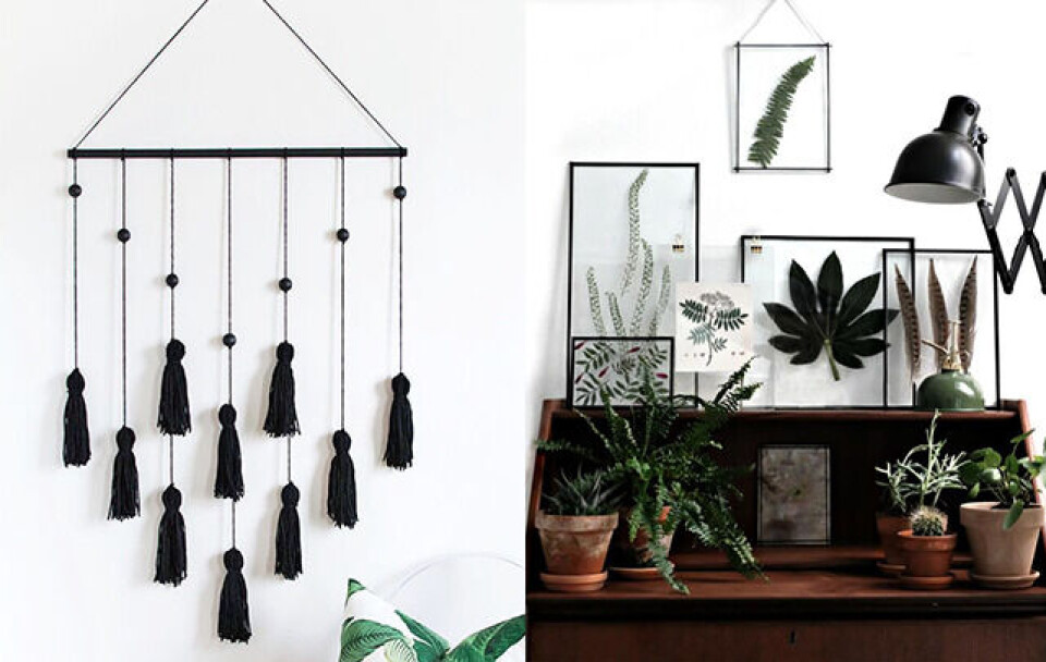 DIY: 7 ideer til væggen