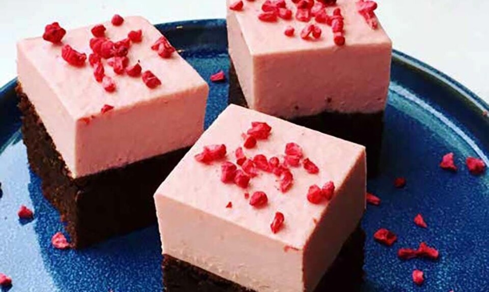 Chokoladekage med hindbær