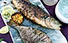 Hel grillet fisk