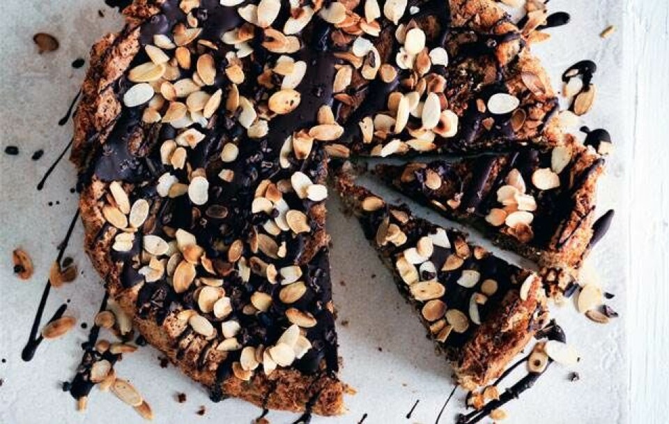 Saftig mandelkage (Kage uden mel!)