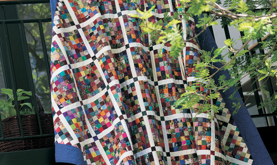 Patchworkprojekt: Skøn restetæppe fra Hjemmet