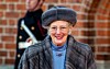 Dronning Margrethe reagerer på sin 'Robert'-pris