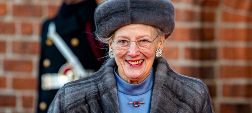 Dronning Margrethe reagerer på sin 'Robert'-pris