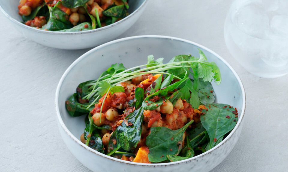 Vegetarisk rød karry-kokos