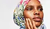 Amina Adan er model med tørklæde