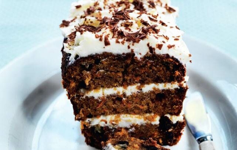 gulerodslagkage med mascarpone