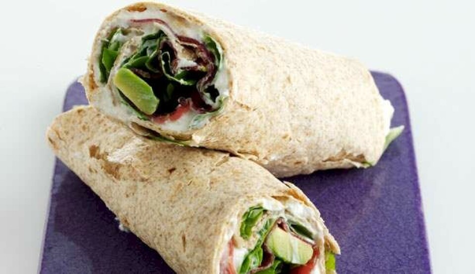Opskrift på frokostwrap