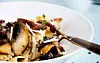 Sådan laver du Pappadelle med portobello, valnødder og bacon