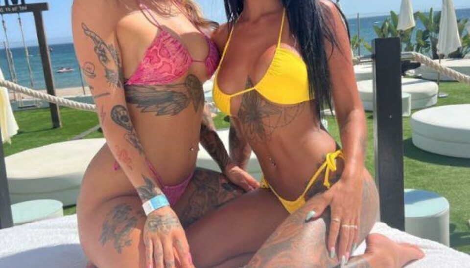 Christel og Julie i Marbella (Foto: Privat)