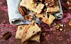 Shortbread med pecannødder og chokolade