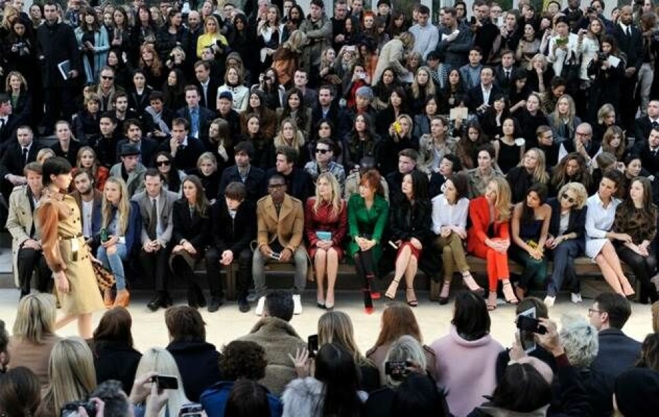 Kom front row til Burberry AW13