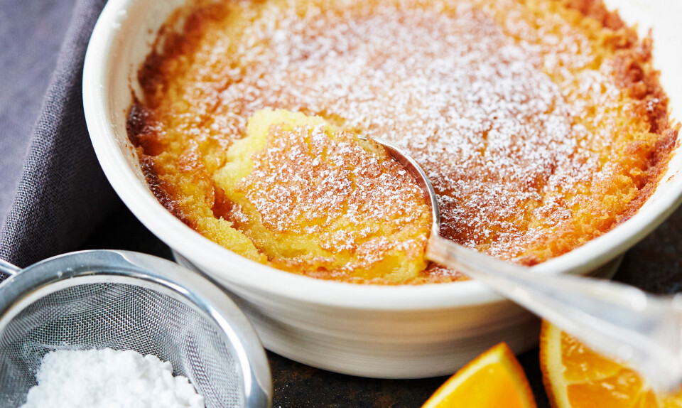 Bagt appelsindessert