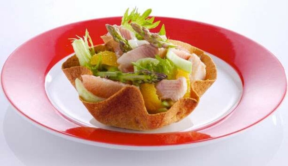 Opskrift på ørredsalat