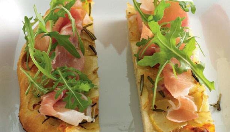 Foccaciabrød med kartofler