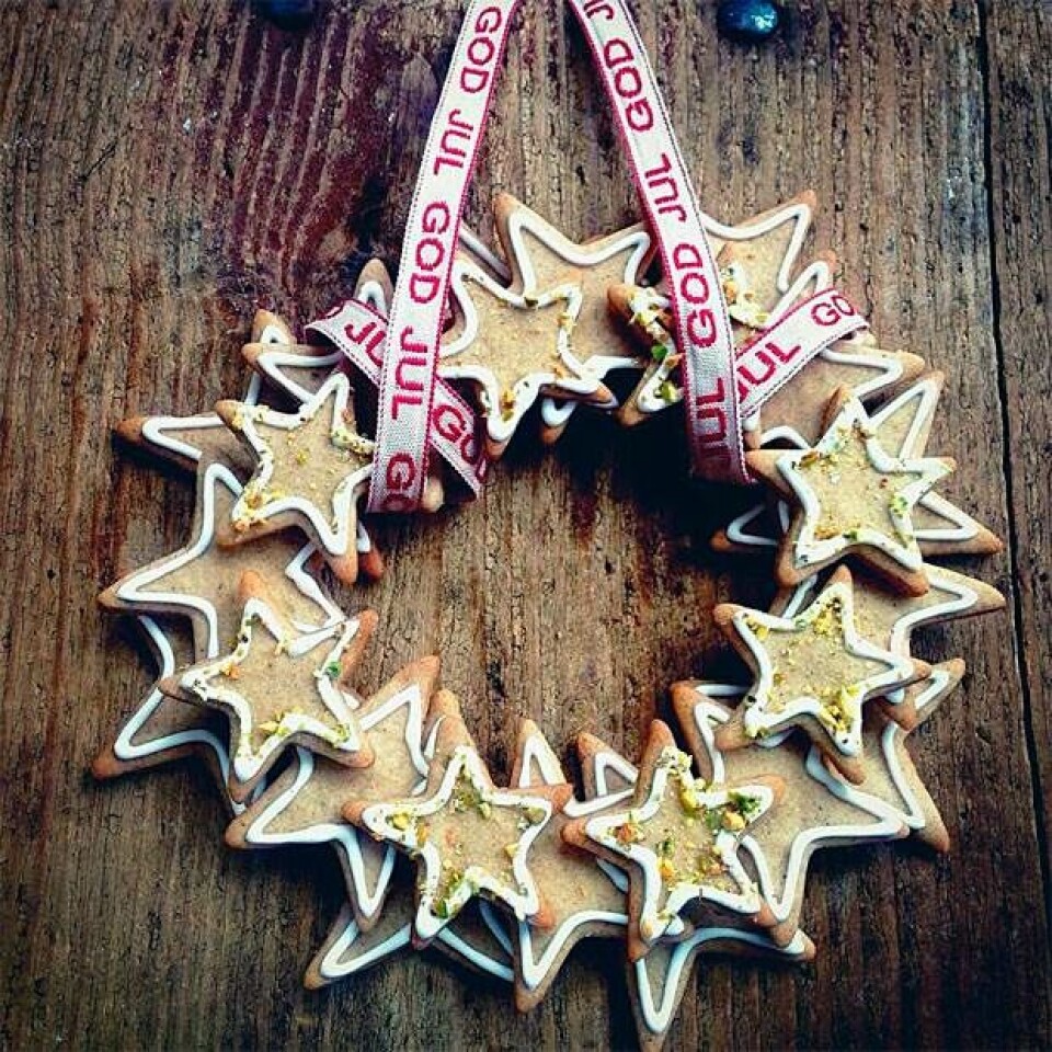 Spiselig dørkrans fra Hjemmet