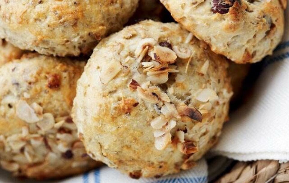 Bag lækre mysliscones