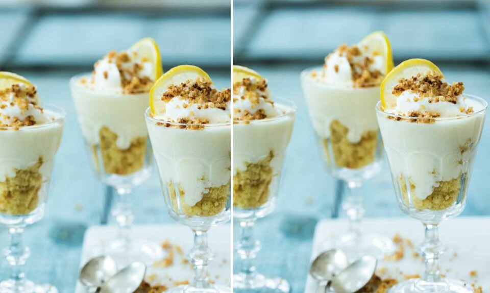 citronmånedessert