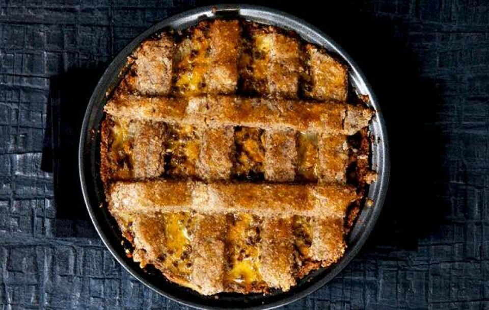 Glutenfri græskartærte med krydret oksekød