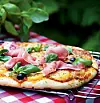 Spis pizza i haven