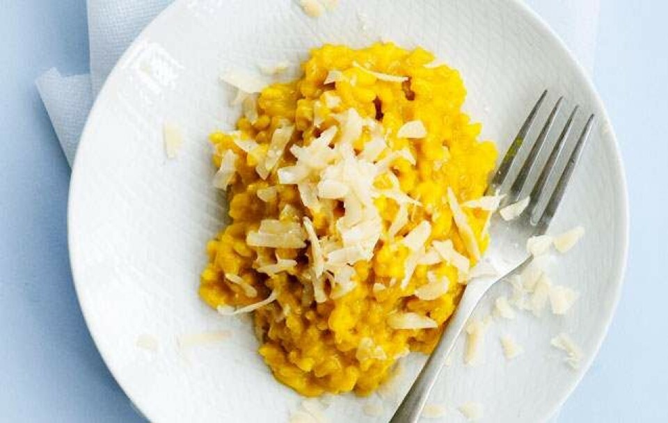 Opskrift på risotto med safran