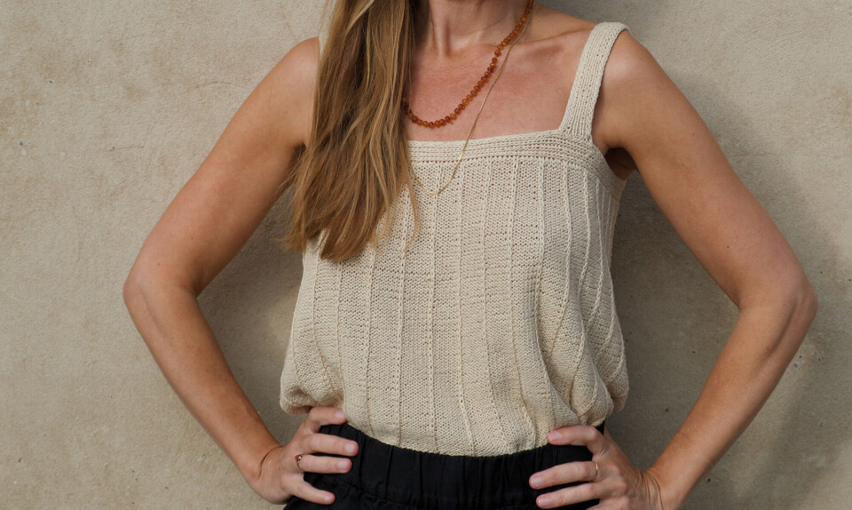 sommertop refined knitwear