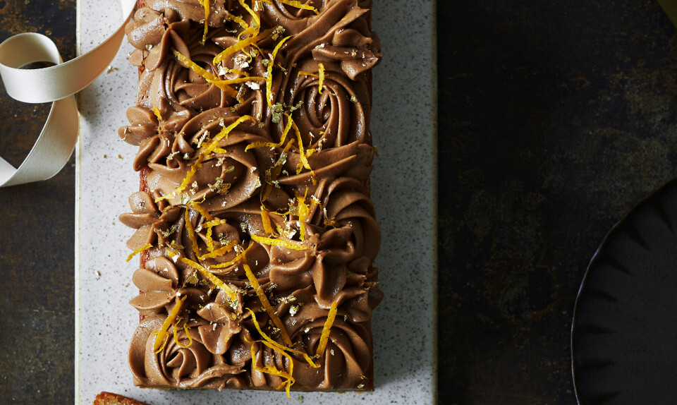 Appelsinmazarin med nougatkaffe-creme
