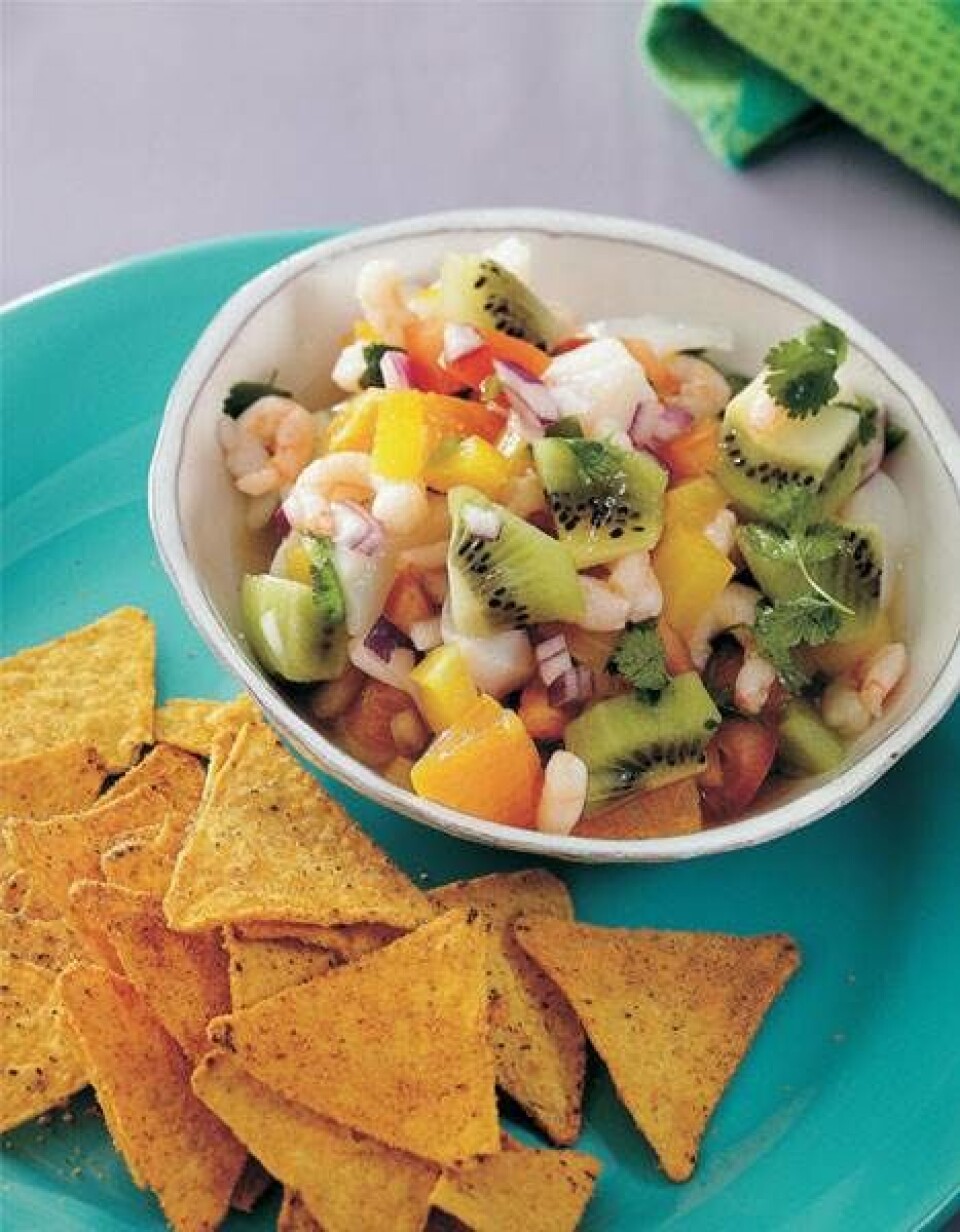 Kiwifrugt ceviche