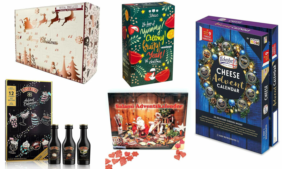 Grød, gin, ost, salami eller Baileys? Her er de 5 julekalendere, vi ikke kan undvære i år