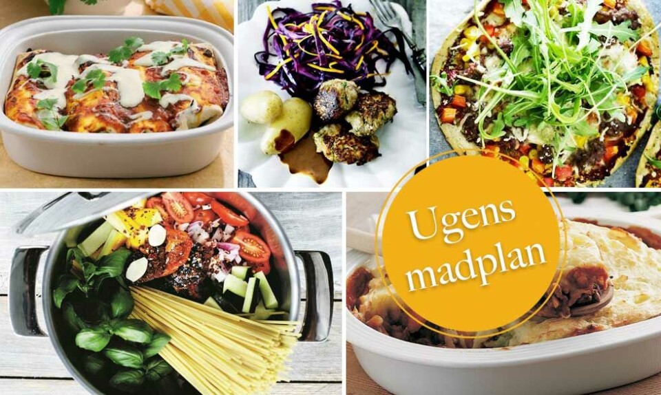 Madplan med nem aftensmad
