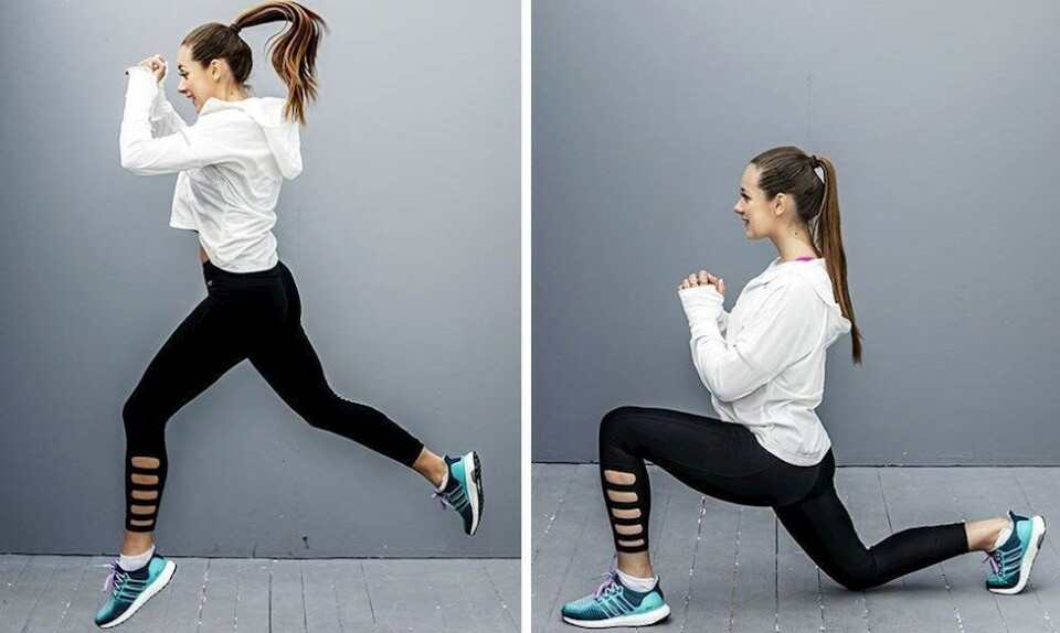 Lunge med hop