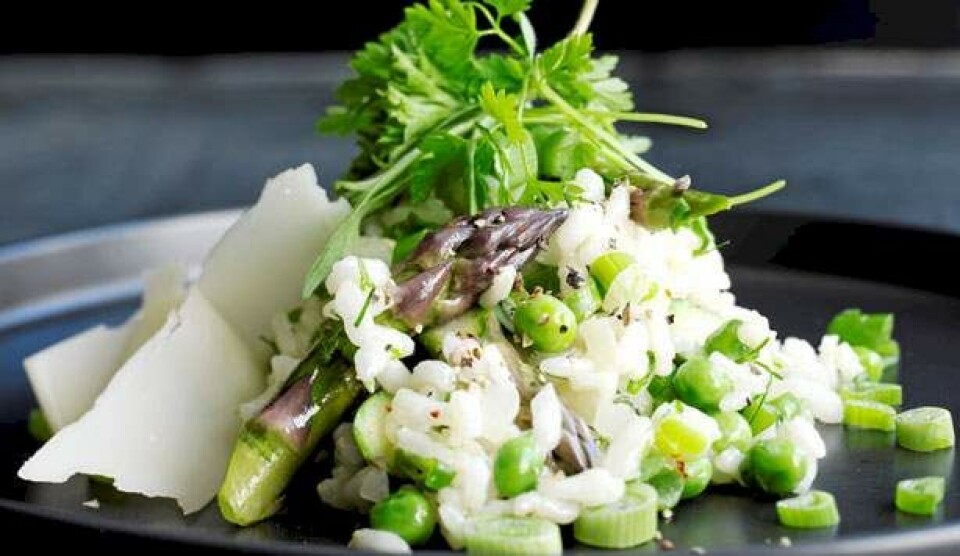 Opskrift på grøn risotto